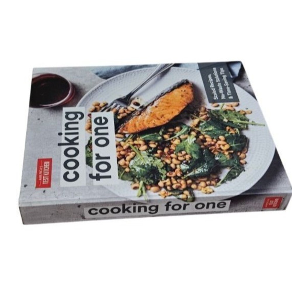 America's Test Kitchen Cooking for One Hardcover Cookbook Single Serving Meals - Picture 3 of 8